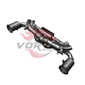 Vortex Polished Stainless Steel Valved Catback <b>Exhaust</b> For Porsche 911 992 Carrera 3.0T 2019-2025 Twin Turbo Muffler - Product Image 3