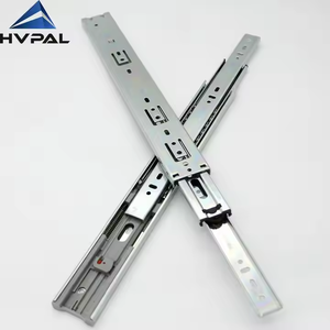 HAPAL 16 inç mutfak dolabı slayt raylar yumuşak yakın 45kg yük 3 bölüm rulman slayt koşucular için mobilya - Product Image 2