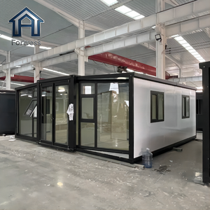 Maison préfabriquée en conteneur de 20 à 40 pieds, maison préfabriquée, <span class=keywords><strong>mini</strong></span>-maison modulaire, maison préfabriquée avec 2, 3 ou 4 chambres - Product Image 1