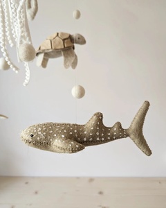 Meilleur vendeur mobile neutre en feutre d'océan pour bébé décor de <span class=keywords><strong>pépinière</strong></span> sur le thème de la mer avec méduse pieuvre <span class=keywords><strong>dauphin</strong></span> vie marine cadeau pour bébé lit bébé mobile - Product Image 4