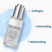Essence de soin au collagène personnalisée, hydrate la peau du visage, réduit les ridules et est utilisée pour les soins du visage