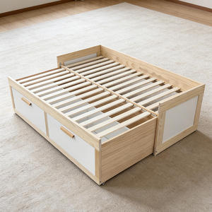 Culla Multifunzionale <span class=keywords><strong>Montessori</strong></span> Convertibile, Divano <span class=keywords><strong>Letto</strong></span> in Legno per Bambini, <span class=keywords><strong>Letto</strong></span> per Bambini e Ragazzi per Uso in Soggiorno - Product Image 4