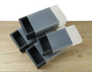 批发定制高档设计牛皮纸纸板化妆品纸盒，带磨砂聚氯乙烯套礼品 - Product Image 4