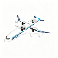 Avion en mousse télécommandé 2.4G et quadrirotor modèle de jouet de drone de combat à induction par gravité contrôlé à la main pour les 14 ans et plus