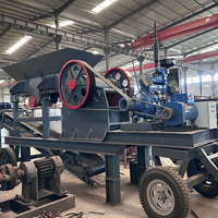 Meilleure Vente 2026 Concasseur à Mâchoires Mobile pour Pierre, Installation d'Impact Diesel, Convoyeur, Marteau, Machines Minières pour Roches, Moteur Puissant, Engrenage