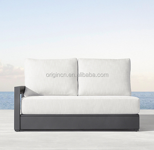 Muebles de Exterior de Lujo para Terraza, Sofás Seccionales de Aluminio Forjado Resistente a la Oxidación - Product Image 3