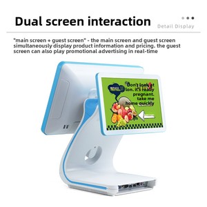Nuevo Sistema <span class=keywords><strong>de</strong></span> Punto <span class=keywords><strong>de</strong></span> Venta con Pantalla Táctil Inteligente Todo en Uno, Windows 10/11 Core I3, para Supermercados, Tiendas <span class=keywords><strong>de</strong></span> Conveniencia, Comercio Minorista, Restaurantes, Tiendas <span class=keywords><strong>de</strong></span> Té con Leche y Ropa - Product Image 4