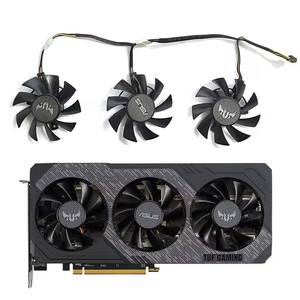 Ventilateur de refroidissement graphique 75MM PLA08015S12HH FD8015U12D GTX 1660 RX5700 RX5700XT pour <span class=keywords><strong>ASUS</strong></span> GTX 1660Ti 1660super RX <span class=keywords><strong>5700</strong></span> <span class=keywords><strong>XT</strong></span> TUF X3 OC - Product Image 1