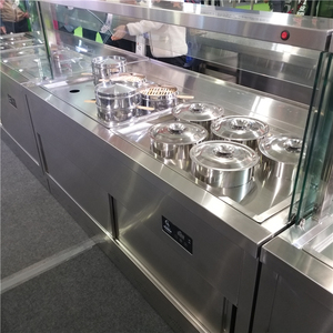 商業持ち帰りレストランビュッフェベインマリーフードウォーマーカスタマイズスチームテーブル - Product Image 3