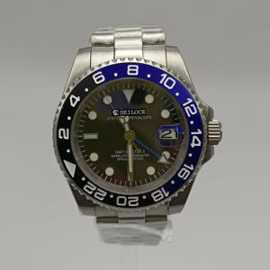 Reloj Premium para Hombre, Mecánico Automático, con Movimiento Nh34, Esfera de Acero Inoxidable Luminosa GMT - Product Image 6