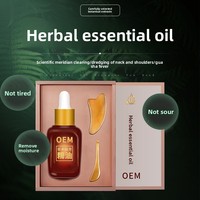 Huile Essentielle Végétale Pressée à Froid, Extrait de Plantes, Sérum OEM, Huile de Massage Chauffante Anti-douleur, Type de Peau Universel