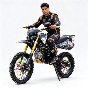 Motocicleta Todoterreno de Gasolina <span class=keywords><strong>4T</strong></span> 2026, 125-250CC, 115km/h, Escape Doble Recto, Amortiguación Hidráulica Delantera/Trasera, Arranque Eléctrico, 17 Pulgadas - Product Image 3
