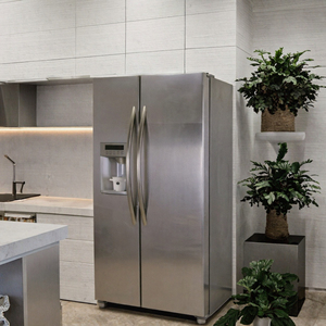 Refrigerador de Dos Puertas Verticales con Tecnología Frost Free y Enfriamiento por Aire, de 500-599L, en Acero Inoxidable, para Hogar u Hotel - Product Image 2