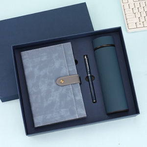 Libreta de Cuero IStapromo para Regalos Empresariales, con Hebilla, A5, para Notas, Reuniones de Oficina, con Caja de Regalo y Logotipo Personalizado - Product Image 1