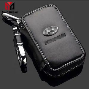 Chính hãng người đàn ông da & phụ nữ Xe Keychain Túi Chìa Khóa thời trang ví xe logo cho TOYOTA BMW Nissan Ford Suzuki Kia Phụ Kiện Xe Hơi - Product Image 1