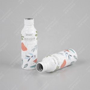 Bouteille en aluminium recyclé en gros pour cosmétiques, huiles essentielles, boissons 100 ml - Product Image 2