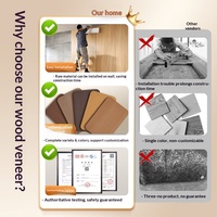 Panneaux muraux modernes en cristal de carbone, motif grain de bois, dalles de plafond à clipser DIY pour la décoration intérieure de la maison, du bureau et du fond de télévision