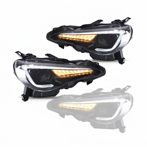 Gruppo Fari a LED per Scion FR-S Subaru BRZ Toyota 86 2012-2016 con DRL, Indicatore di Direzione Sequenziale e Lente a Doppio Fascio - Product Image 1