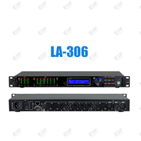 Processeur audio numérique DSP série LA, égaliseur 5/31/15 bandes, générateur de signal FIR, compresseur, filtre anti-bruit <0,003% THD+N, aluminium