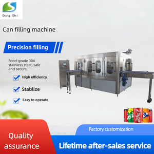 Machine de remplissage automatique de canettes de thé et de boissons énergisantes <span class=keywords><strong>Red</strong></span> <span class=keywords><strong>Bull</strong></span> 330 ml pour boissons gazeuses, machine de remplissage de jus en canettes PET - Product Image 1