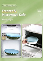 Lot de 3 couvercles réutilisables pliables en silicone élastique pour bols, couvercles extensibles pour la conservation des aliments, couvercles hermétiques anti-poussière pour tasses et canettes