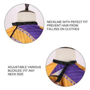Bajo Moq <span class=keywords><strong>impermeable</strong></span> niños corte de pelo capa <span class=keywords><strong>peluquería</strong></span> <span class=keywords><strong>delantal</strong></span> para adultos - Product Image 4