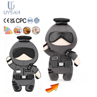 UYEAH OEM/ODM – Nouvelle poupée en peluche personnalisée, mignonne, en forme de personnage garçon, avec corps souple, idéale pour les cadeaux