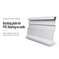 Bande de finition murale et de plinthe en alliage d'aluminium moderne, durable, écologique et résistante à l'eau pour hôpitaux et villas