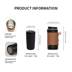 Cafetera portátil con filtro, taza Manual, Kit de café para acampar a mano, cafetera Expresso <span class=keywords><strong>Express</strong></span> - Product Image 5