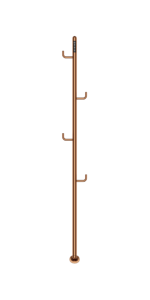 <span class=keywords><strong>Scaldasalviette</strong></span> Elettrico Verticale a Parete in Acciaio Inox SS304 Salvaspazio a Forma di Albero con <span class=keywords><strong>Ganci</strong></span> - Product Image 4