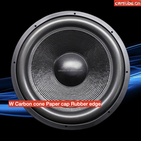 Subwoofer Stéréo Auto 18 Pouces, 3000W RMS, Graves Puissantes, Haut-parleur Subwoofer Voiture 18" 6000W SPL Crête