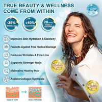 Collagène Multi-Peptides Hydrolysés OEM en Gros, 350g, de Protéines Vitales, Bovin, Marin et Poisson, en Poudre pour le Blanchiment de la Peau
