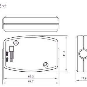 Bloc de bornes Jr 703 13A 250V de type fixe pour connecteur de câble - Product Image 2