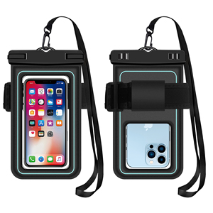 Thời trang mới màn hình cảm ứng điện thoại di động điện thoại thông minh pouch ipx8 điện thoại không thấm nước trường hợp với armband - Product Image 1