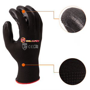<span class=keywords><strong>Guantes</strong></span> <span class=keywords><strong>de</strong></span> Nitrilo Lisos <span class=keywords><strong>de</strong></span> Alta Calidad EN388 4122X, Resistentes a Químicos y Aceites, Calibre 13, <span class=keywords><strong>de</strong></span> Poliéster, Económicos, para <span class=keywords><strong>Trabajo</strong></span> General en Jardinería, para Hombre - Product Image 4