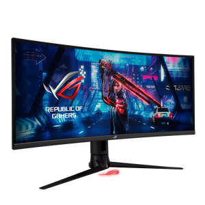 จอเกมมิ่ง ASUS ROG Swift XG349C ขนาด 34 นิ้ว แบบโค้ง ความละเอียด 4K (<span class=keywords><strong>3440</strong></span> x <span class=keywords><strong>1440</strong></span> UHD) ความสว่าง 400cd/m² รีเฟรชเรท 144Hz ครอบคลุมสี 135% ออกแบบมาสำหรับนักเล่นเกมมืออาชีพ - Product Image 4