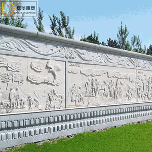 Sculpture JIAHUA, relief en pierre, figures anciennes, design chinois, sculpture murale - Product Image 3