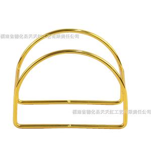 Étagère de rangement triangulaire Tian Tian Hong, support à tasses minimaliste empilable non pliable, ensemble de 6 pièces, cadre en fer électroplaqué - Product Image 3