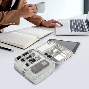 Estuche Organizador de Cables Grande de Muestra Gratuita, Bolsa de Viaje para Cargadores y Accesorios Electrónicos y Tecnológicos, Bolsa Organizadora de Cables - Product Image 6