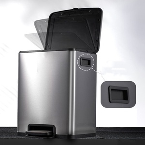 <span class=keywords><strong>Cubo</strong></span> <span class=keywords><strong>de</strong></span> <span class=keywords><strong>basura</strong></span> <span class=keywords><strong>de</strong></span> acero inoxidable <span class=keywords><strong>para</strong></span> baño <span class=keywords><strong>de</strong></span> oficina comercial, <span class=keywords><strong>Cubo</strong></span> <span class=keywords><strong>de</strong></span> almacenamiento con estructura <span class=keywords><strong>de</strong></span> Pedal <span class=keywords><strong>de</strong></span> gran capacidad, respetuoso con el medio ambiente - Product Image 4