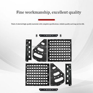 แผงเหล็กคาร์บอนโมลแบบเต็มชุดแผงตาข่ายสำหรับจัดเก็บข้อมูลด้านซ้ายและด้านขวาสำหรับอุปกรณ์เสริมของฟอร์ดบรอนโก - Product Image 3