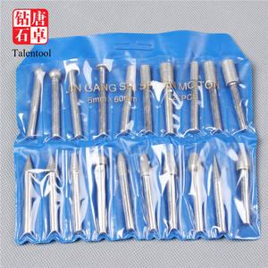 Herramienta de tallado de rebabas rotativas de diamante galvanizado <span class=keywords><strong>para</strong></span> uso <span class=keywords><strong>Dremel</strong></span> de 6 mm X 60 mm - Product Image 3