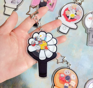 Nueva Colección de Llaveros con Forma de Lightstick de Kpop, Lindos Colgantes Acrílicos, Llavero con Diseño de Personajes de Dibujos Animados - Product Image 5
