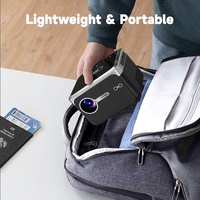 Projecteur LED 4K OEM 1200 ANSI, projecteur LCD portable pour cinéma de camping, avec 2 Go de RAM, nouveau projecteur home cinéma