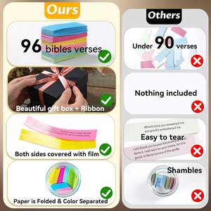 Frasco de Vidrio con Versículos Bíblicos en Inglés, Español y Alemán, Personalizado de Fábrica, con Mensajes sobre Emociones, Sentimientos, Escrituras, Fe, Oración y Esperanza, para Regalos - Product Image 6