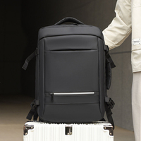 Sac à dos pour ordinateur portable de haute qualité, tendance, imperméable, 17 pouces, avec port USB pour la recharge, idéal pour les voyages d'affaires