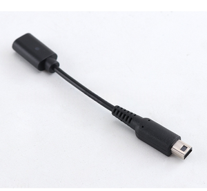 Câble de charge femelle TYPE-C pour NDSi <span class=keywords><strong>3DS</strong></span> 3DSLL XL, cordon d'alimentation universel noir - Product Image 1