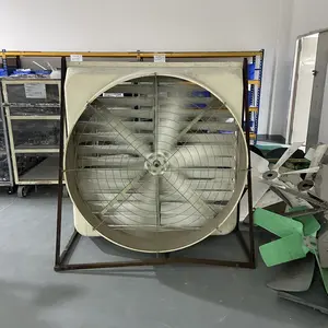 Fuji Micro Shutter Uitlaat Ventilator Kegel Zware Industriële Uitlaat Ventilatoren 1000/3000/4000 Cfm Uitlaat Gevogelte Ventilator Prijs