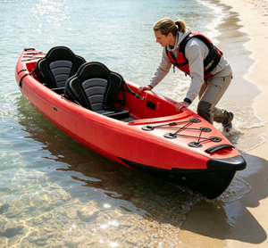 Kayak Inflable Individual para Pesca, Kayak con Tecnología Drop Stitch, Kayak Sit-on-Top para Pesca en Ríos y Lagos - Product Image 1