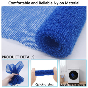 Custom Logo African Net <b>Sponge</b> for Exfoliating African Wash Net African <b>Bath</b> <b>Sponge</b> Scrubbing Washcloth Rag for Smoother Skin - Product Image 3
